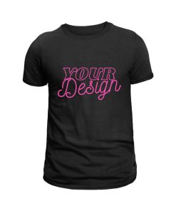 Personalized-Round-Neck-T-Shirt-Single-Color